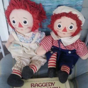 Vintage Knickerbocker Raggedy Ann & Andy doll